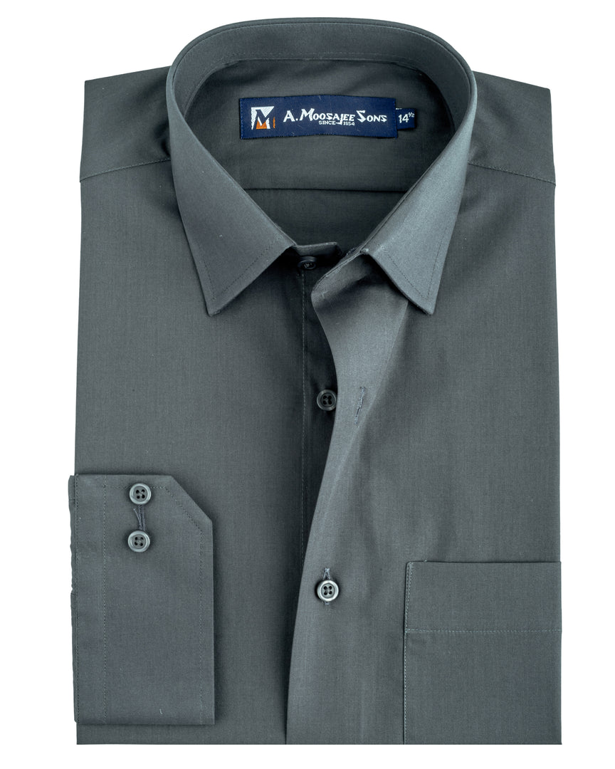 Plain Dark Grey Shirt