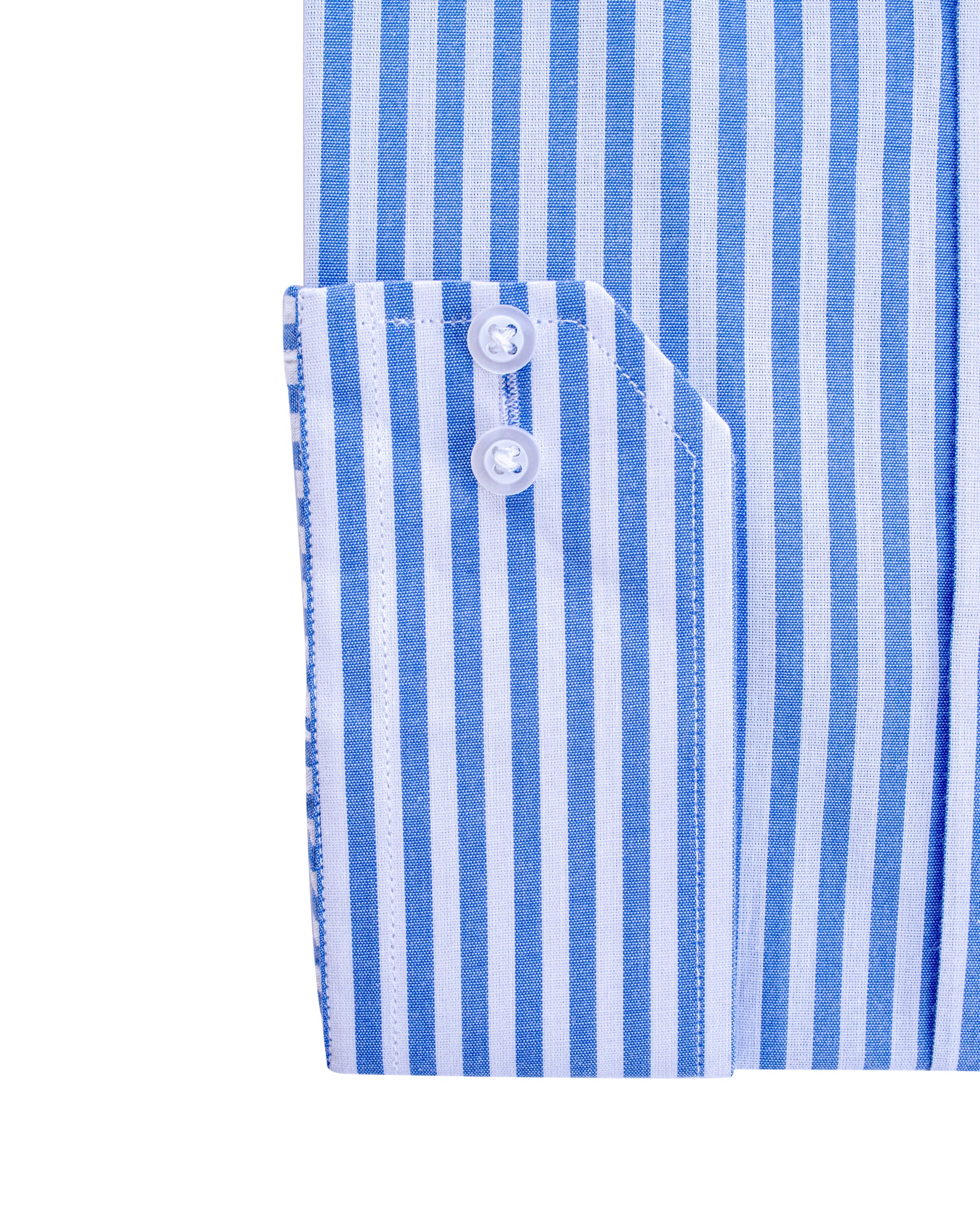 Medium Blue Striped Shirt