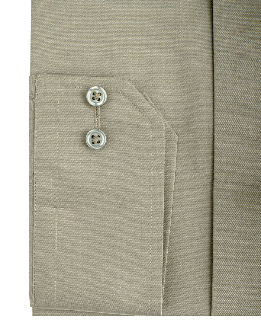 Plain Olive Brown Shirt