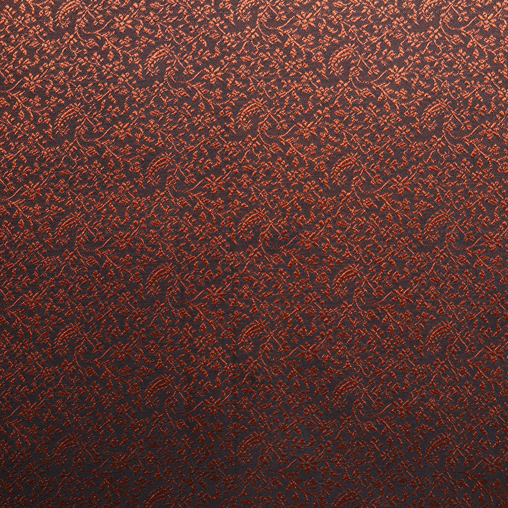 Rust Floral Pocket Square
