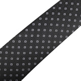Dotted Textured Tie Black