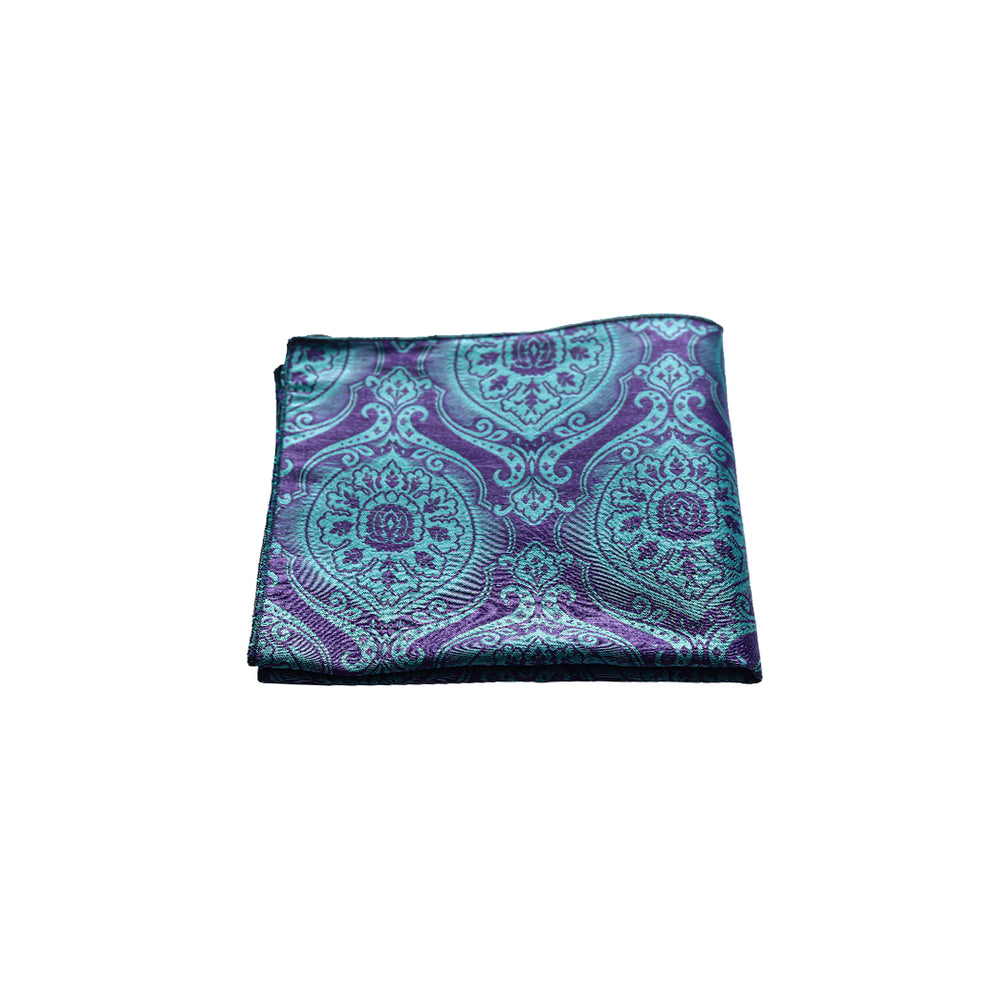 
                  
                    Blue Patterned Pocket Square
                  
                