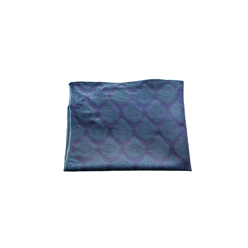
                  
                    Green Patterned Pocket Square
                  
                