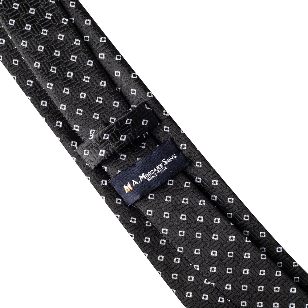 
                  
                    Dotted Textured Tie Black
                  
                