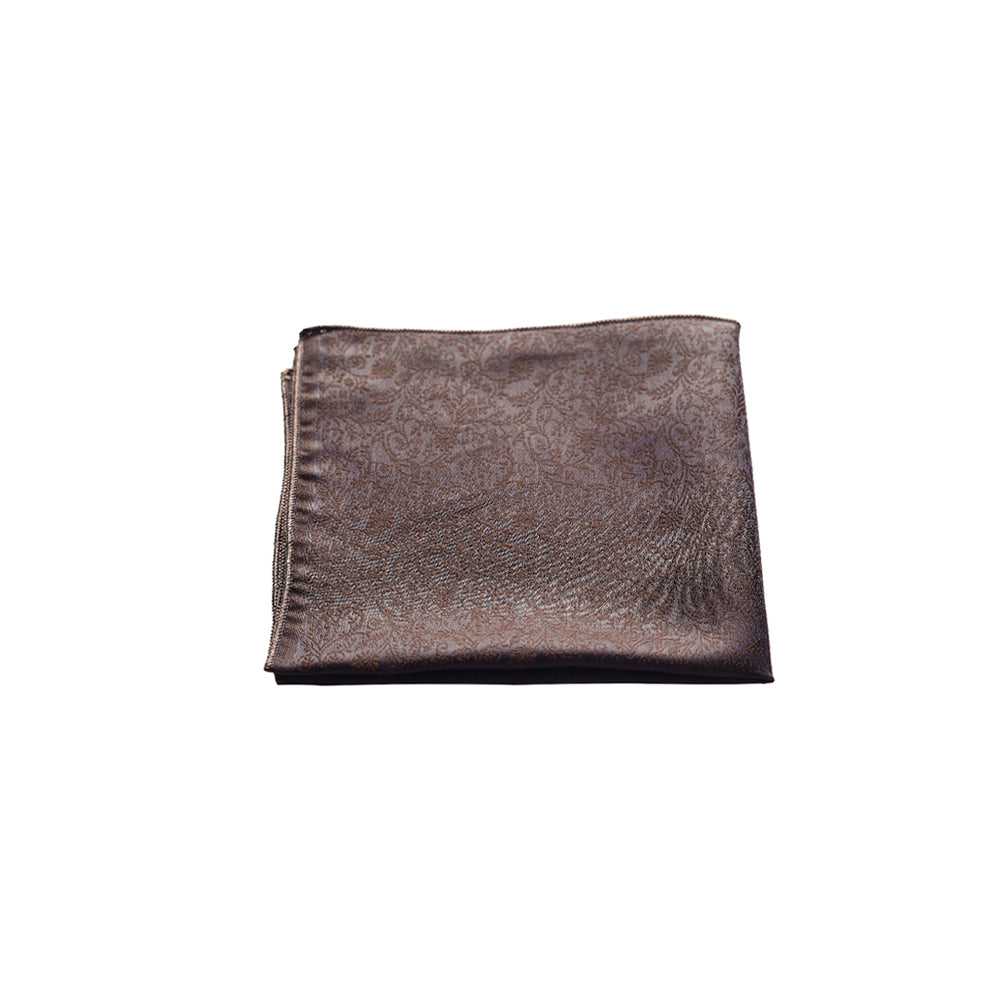 
                  
                    Chocolate Brown Floral Pocket Square
                  
                