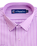 Fuchsia Small Striped Shirt