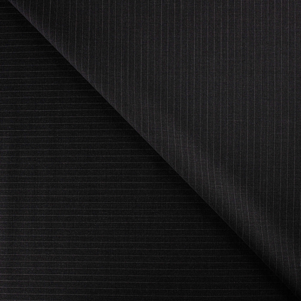 Explorer Stripe Blended Suit Charcoal