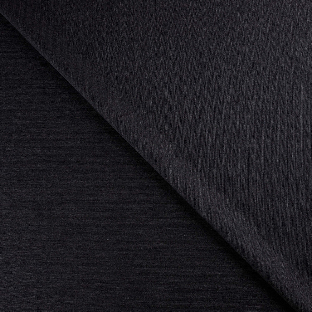 Saville Herringbone Blended Sherwani Charcoal