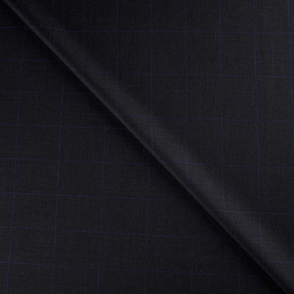 Saville Check Blended Suit Charcoal