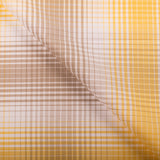 Broad Check Cotton Shirt Yellow