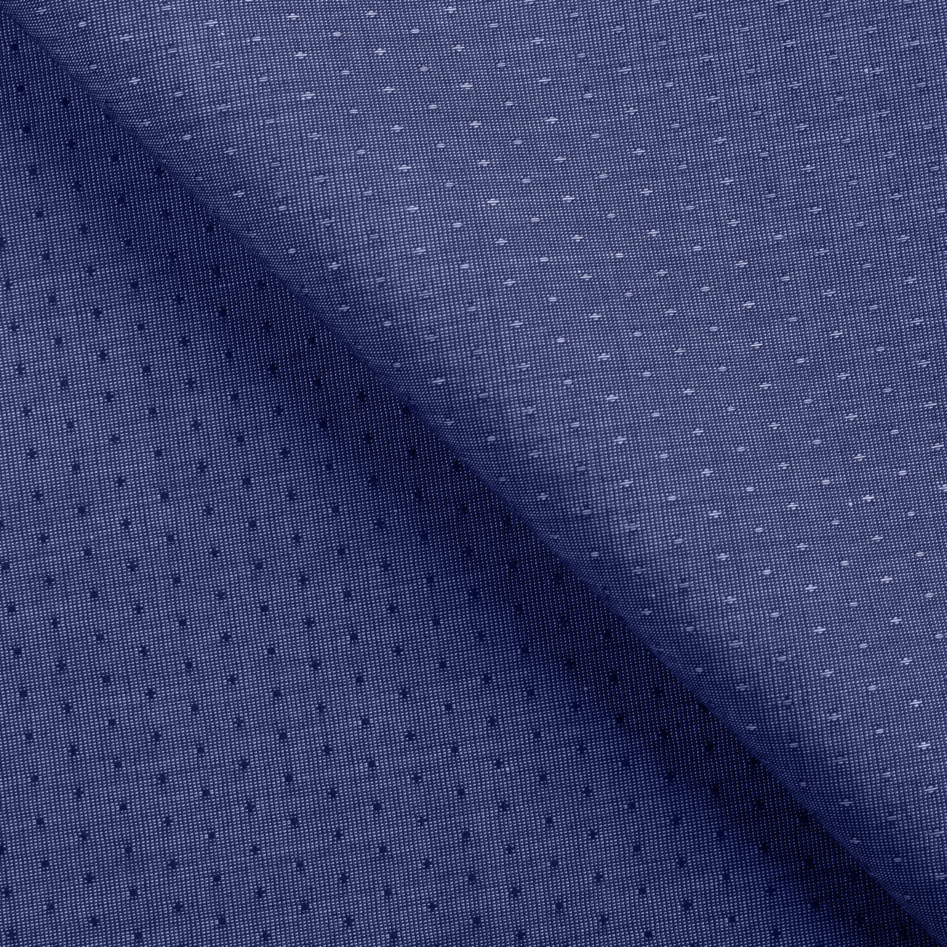 Dotted Pattern Shirt Denim Blue