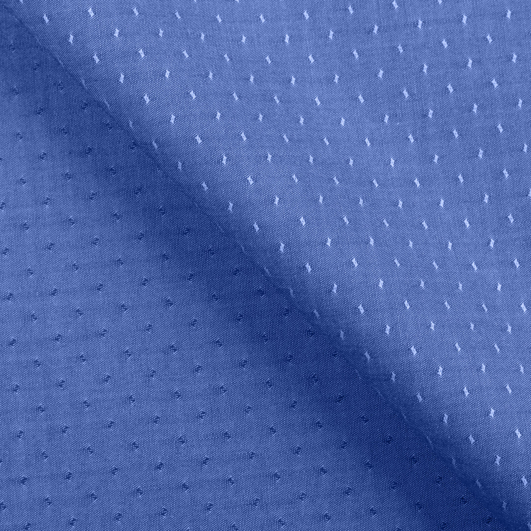 Dotted Pattern Shirt Faded Denim