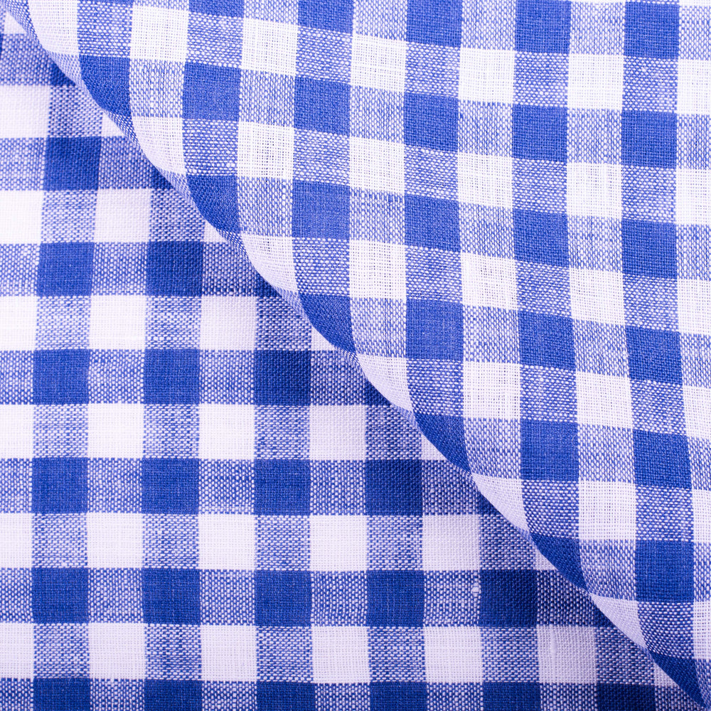 
                  
                    Cotton Large Check Shirt Blue
                  
                