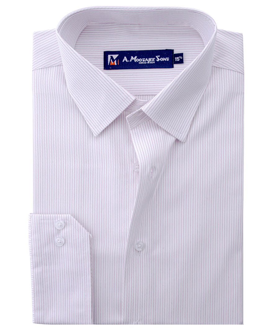 Light Purple Striped Shirt