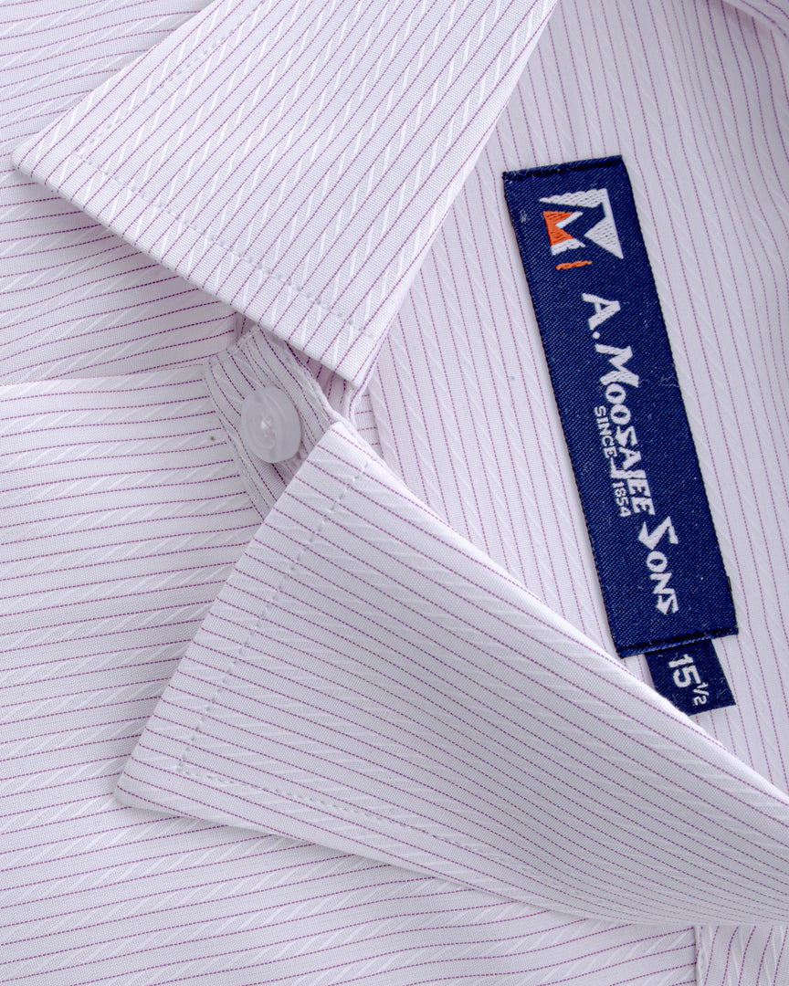 Light Purple Striped Shirt
