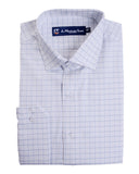 Broad White Check Shirt