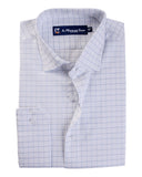 Broad White Check Shirt