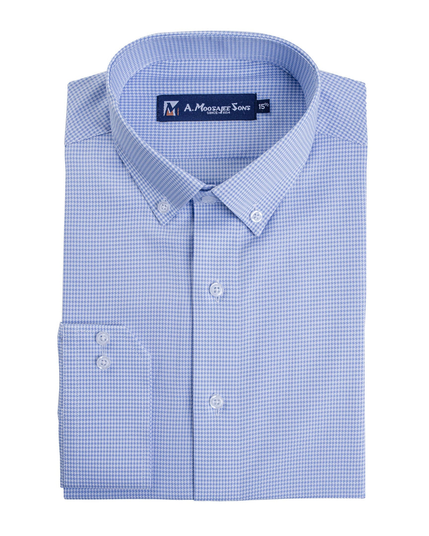 Small Light Blue Check Shirt