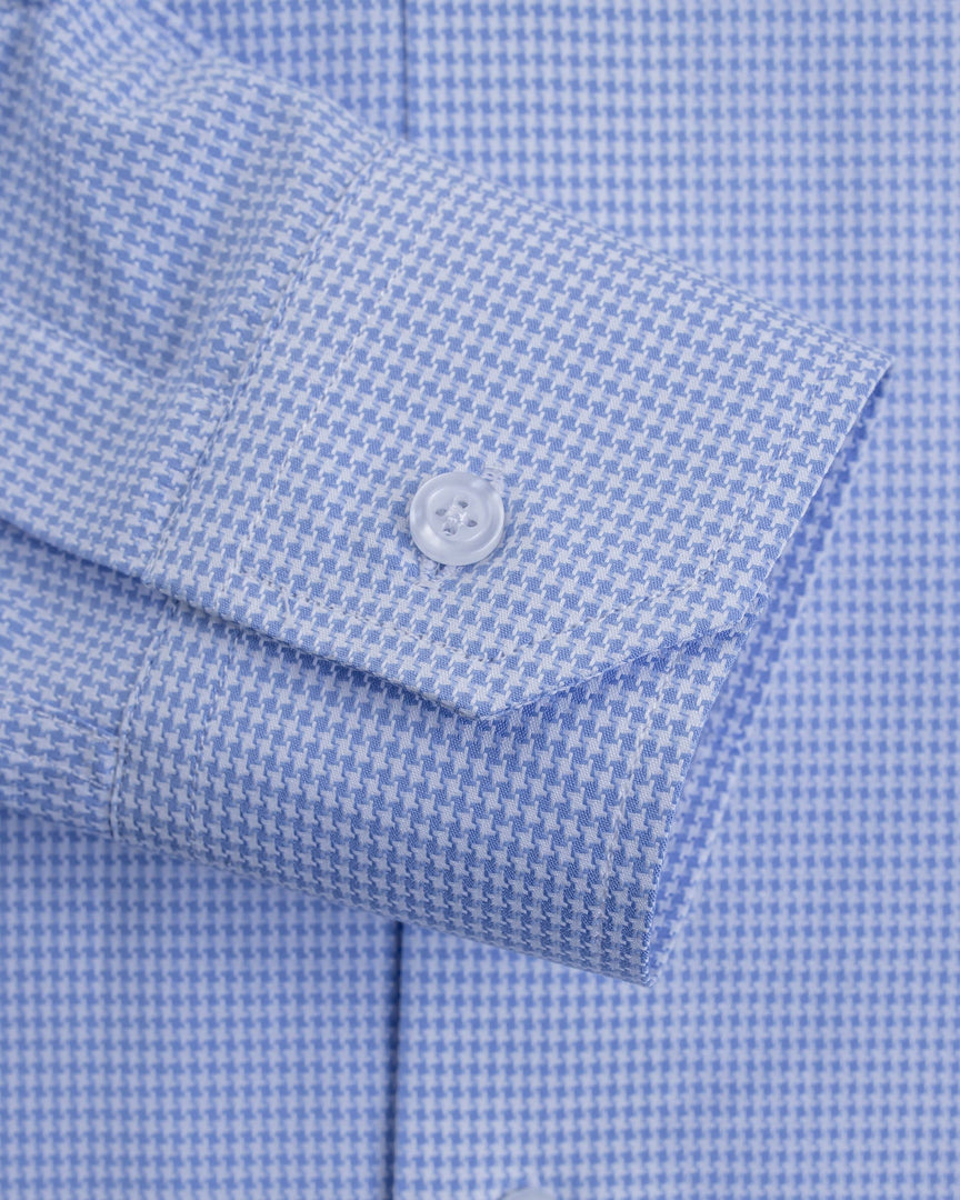 Small Light Blue Check Shirt