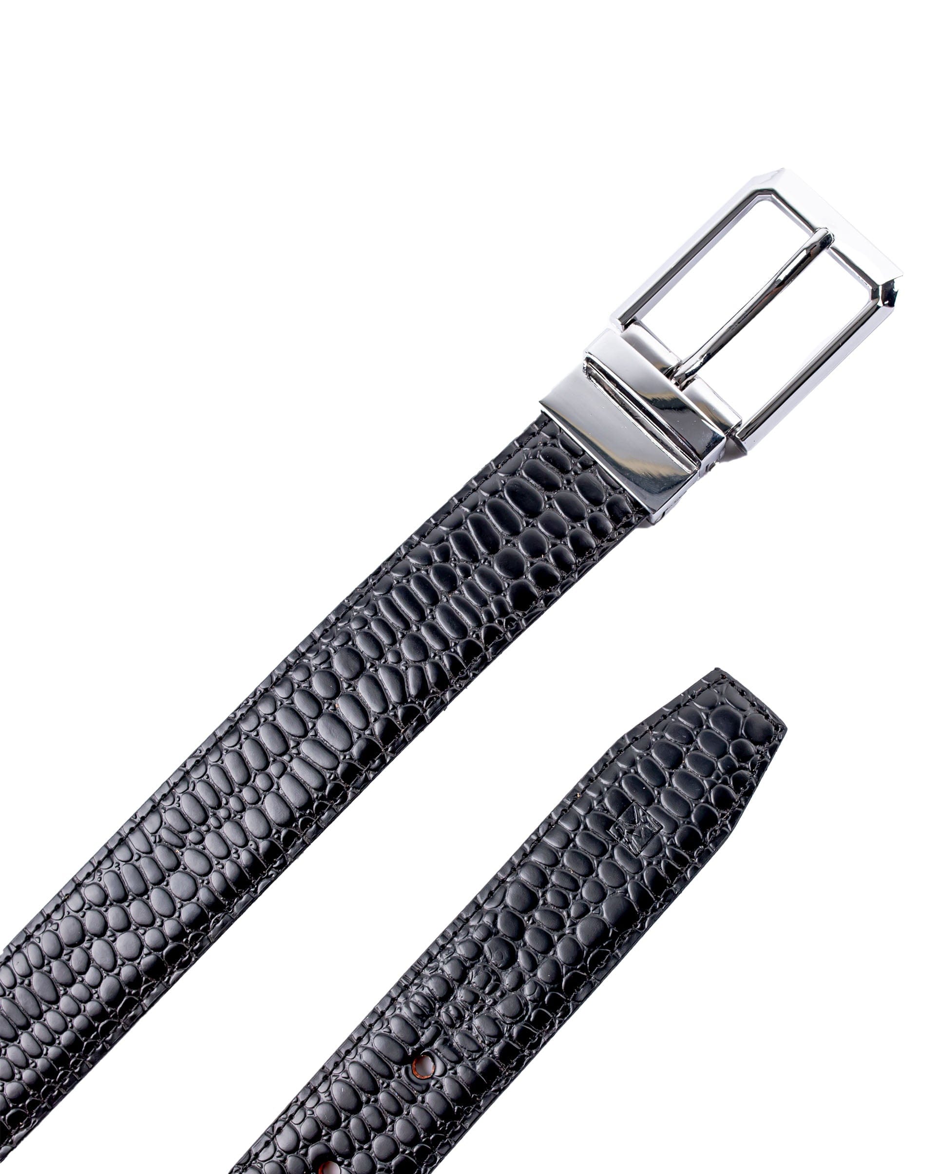 Snake Pattern Belt Men's Premium Black Snake Pattern Belt – A Moosajee Sons