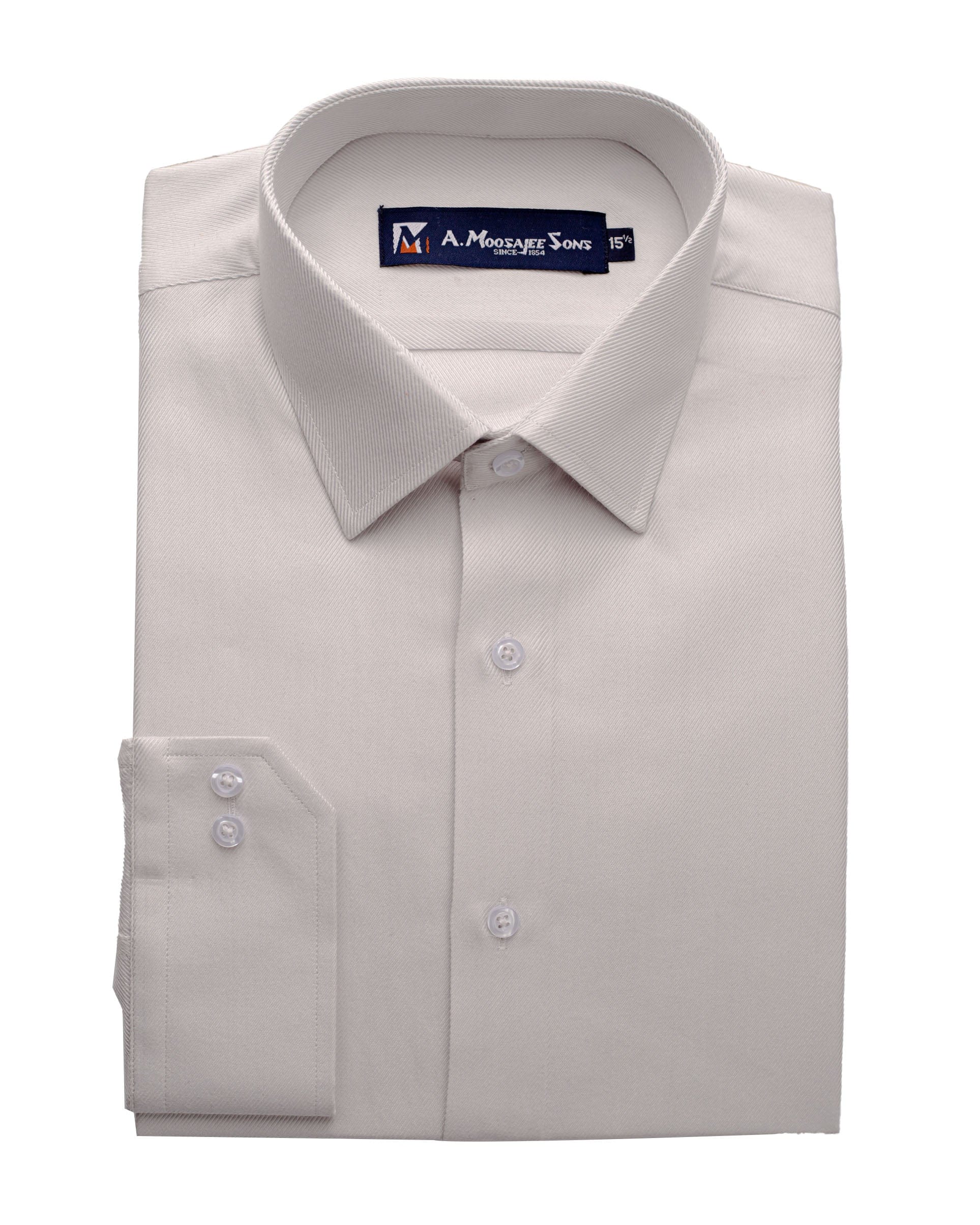 Plain Ash White Shirt