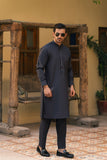 Bareek Dark Grey Kurta Pant
