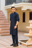 Aghaaz Navy Blue Kurta Pant