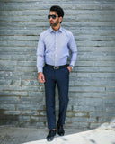 Small Light Blue Check Shirt