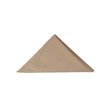 Raw Silk Pocket Square Beige