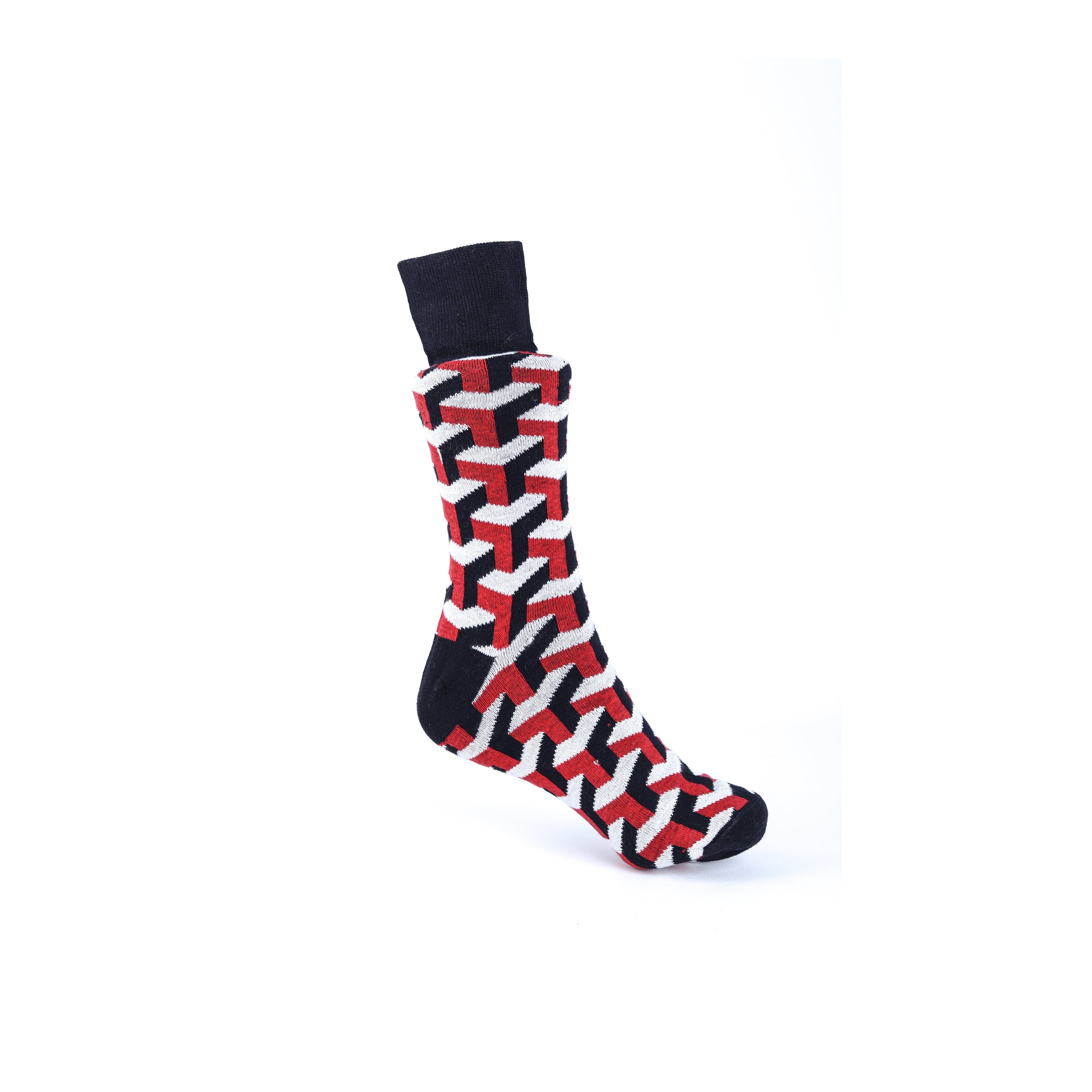 Multicolor Arrow Design Long Socks