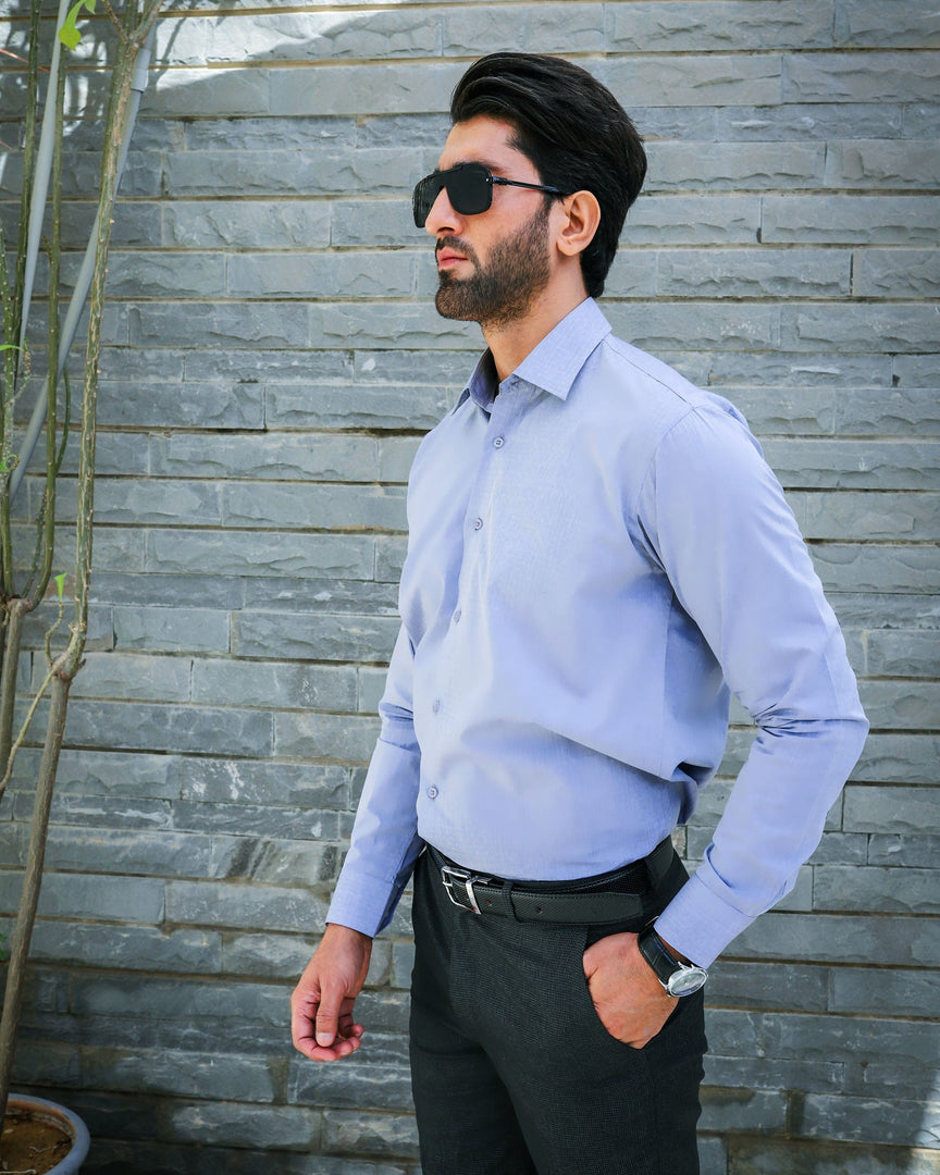 Plain Sky Blue Shirt